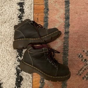 dr martens hiking boots:)